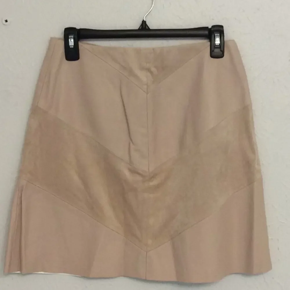 Zara Basic‎ Collection Faux Suede/Leather Mini Skirt
